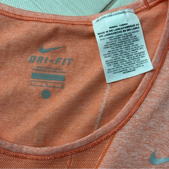 Nike orange seamless top size: Large - Picture 4 of 4